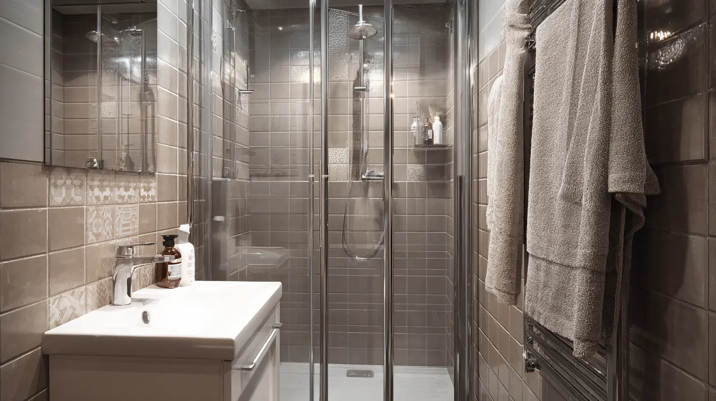 Mampara de baño de cristal